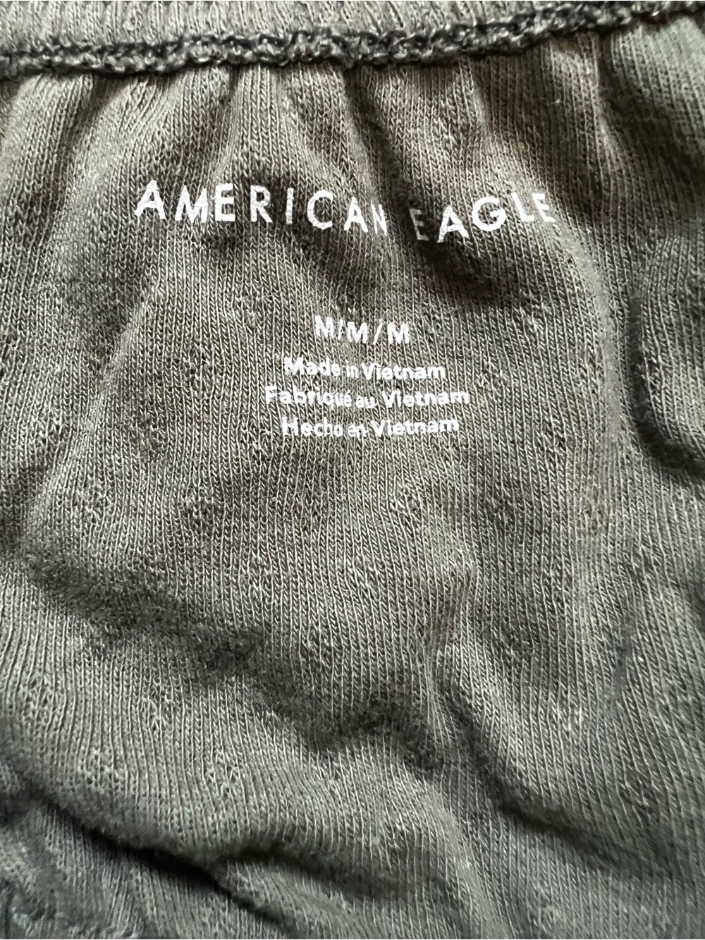 American Eagle Outfitters Olive Green Floral Smocked Peplum Cami NWT M - Picture 8 of 8